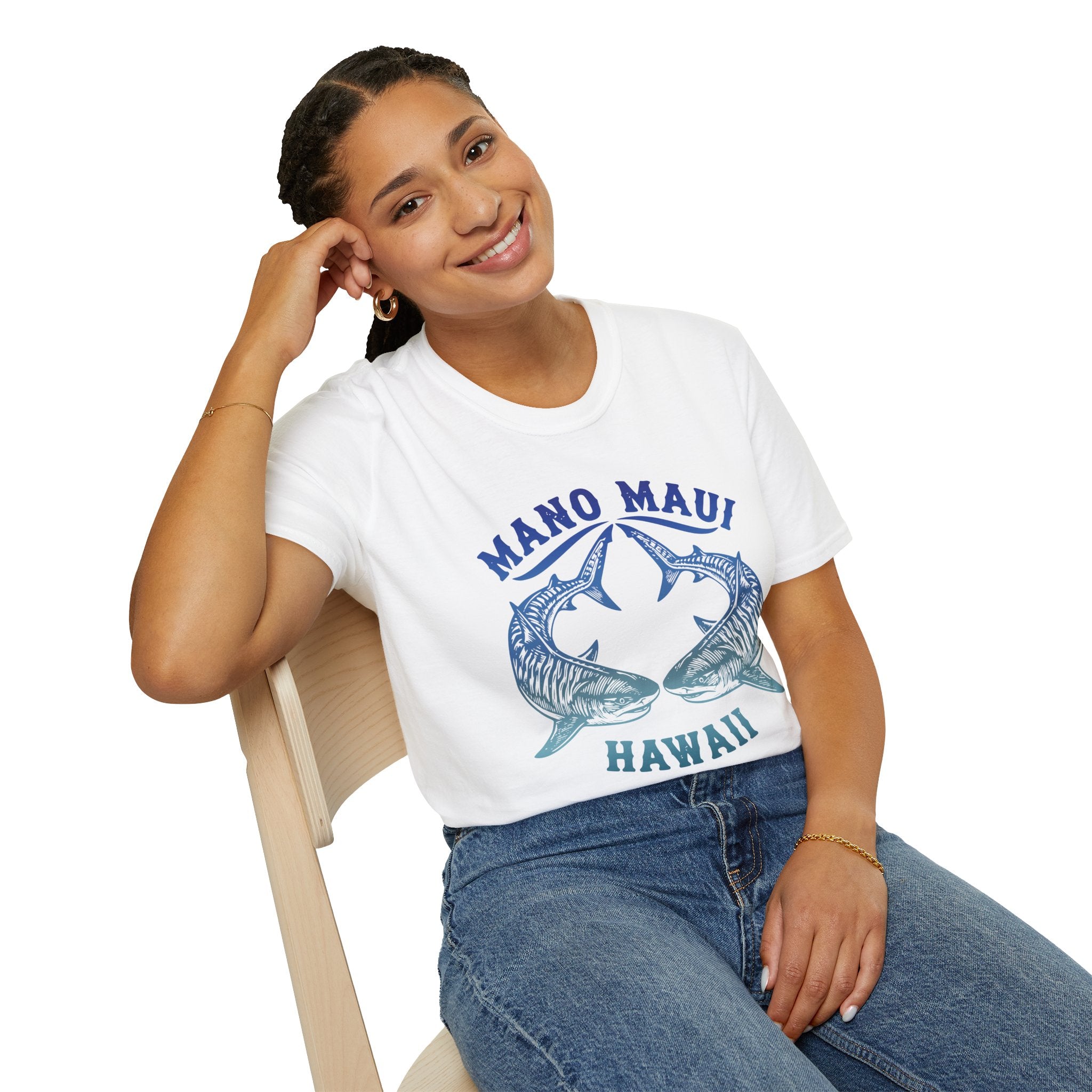 Tiger Shark Aumakua Tribute T-Shirt — Maui Hawaiian Culture Tee