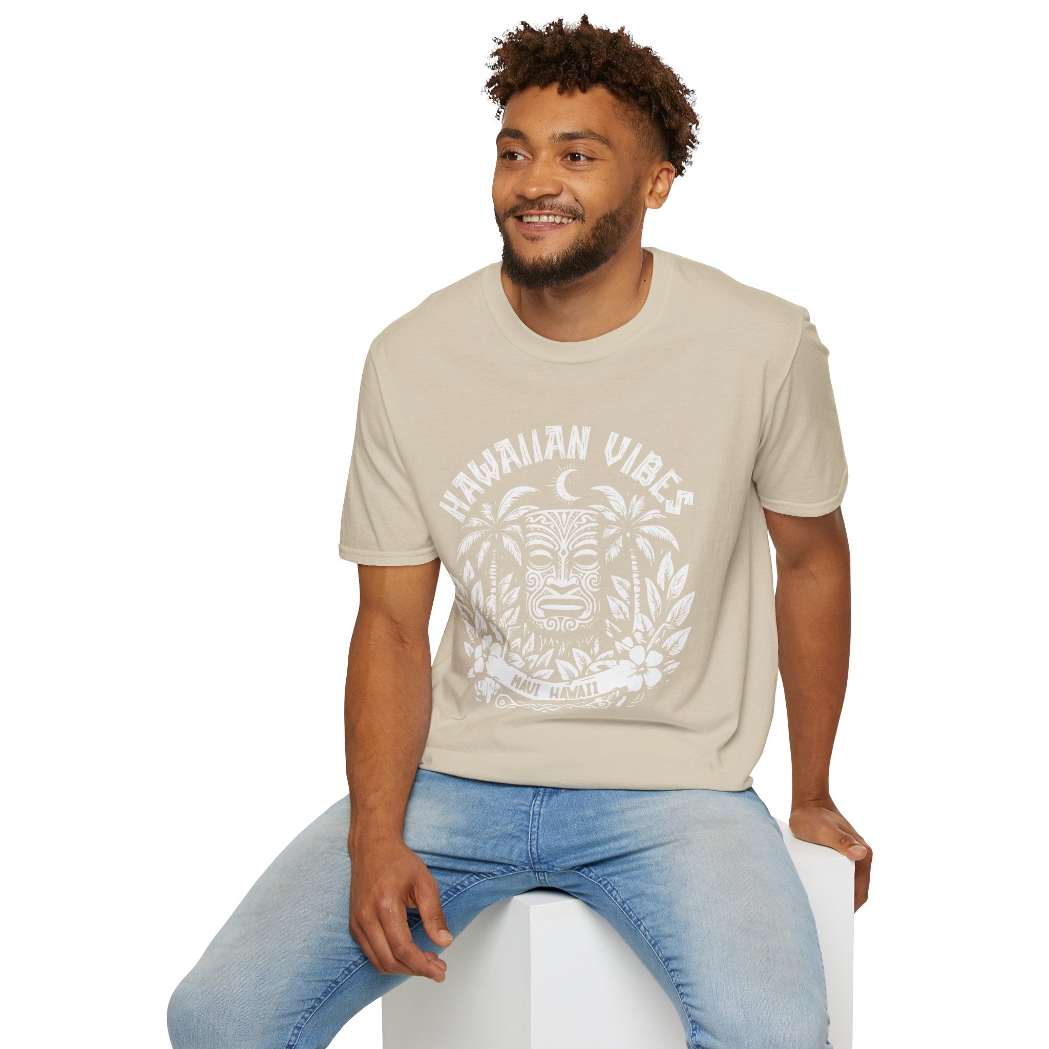 Hawaiian Vibes Maui T-Shirt — Velvet Night Tiki Beach Tee