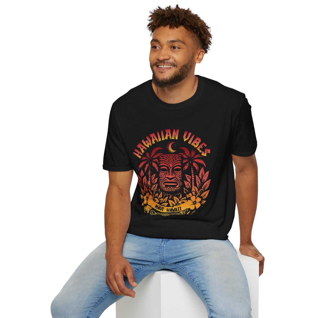Hawaiian Tiki T-Shirt — Maui Tiki Night Jungle Design