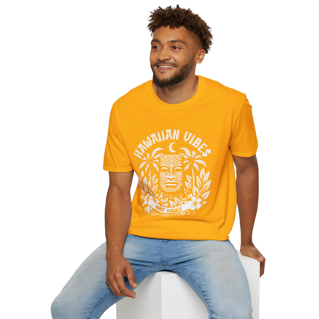 Hawaiian Vibes Maui T-Shirt — Velvet Night Tiki Beach Tee