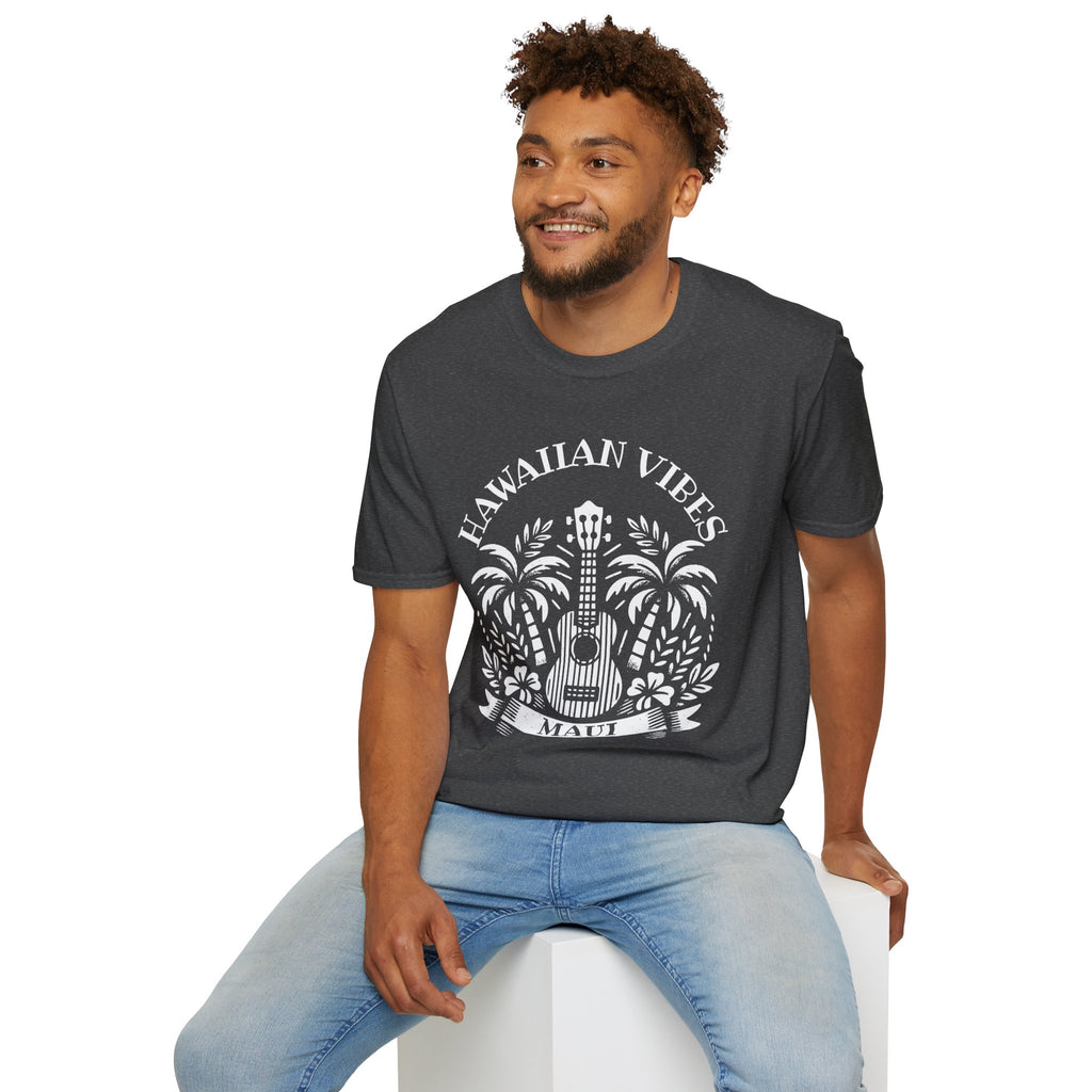Hawaiian Vibes Maui Ukulele T-Shirt
