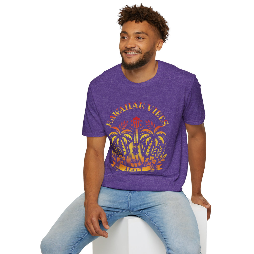Hawaiian Vibes Maui Ukulele T-Shirt