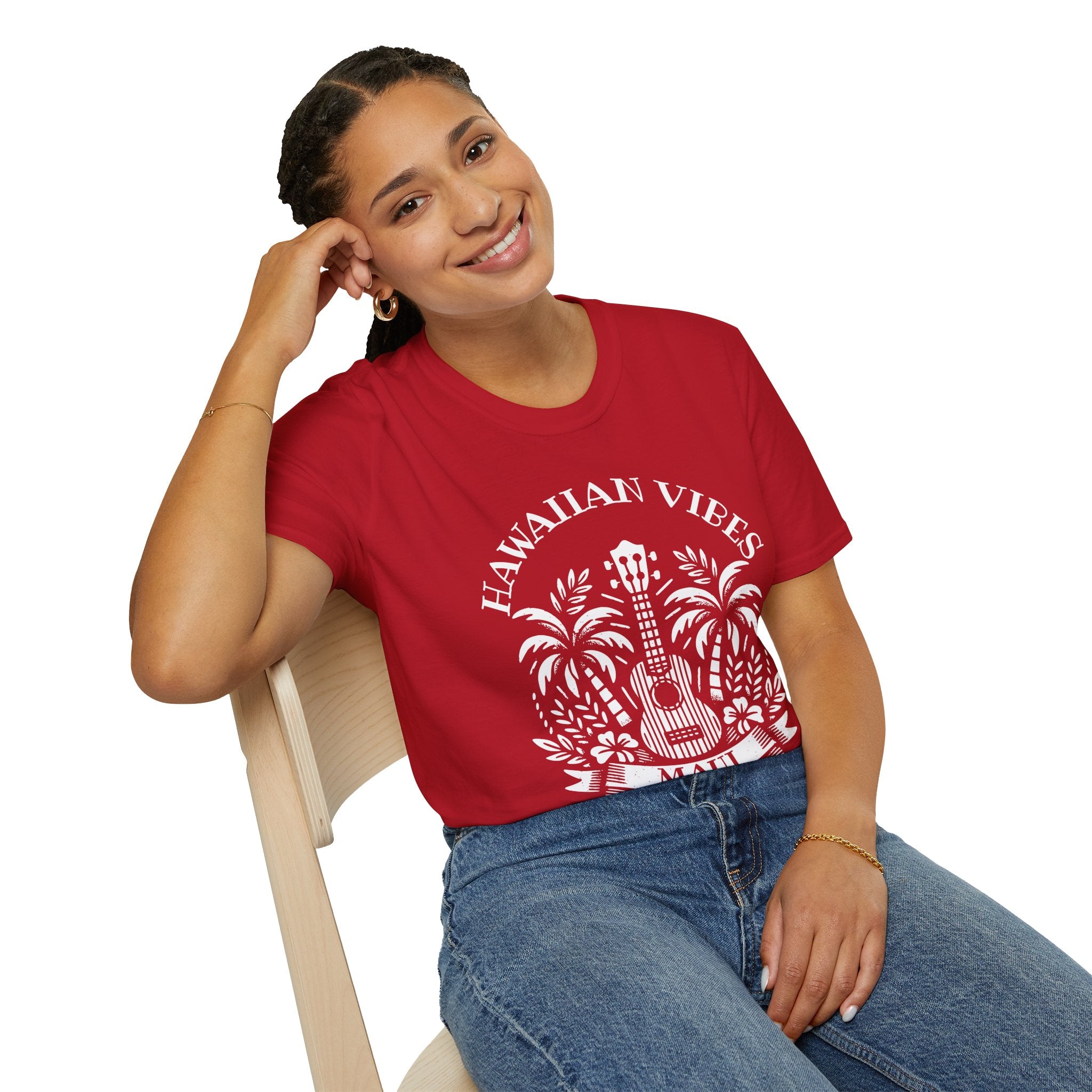 Hawaiian Vibes Maui Ukulele T-Shirt
