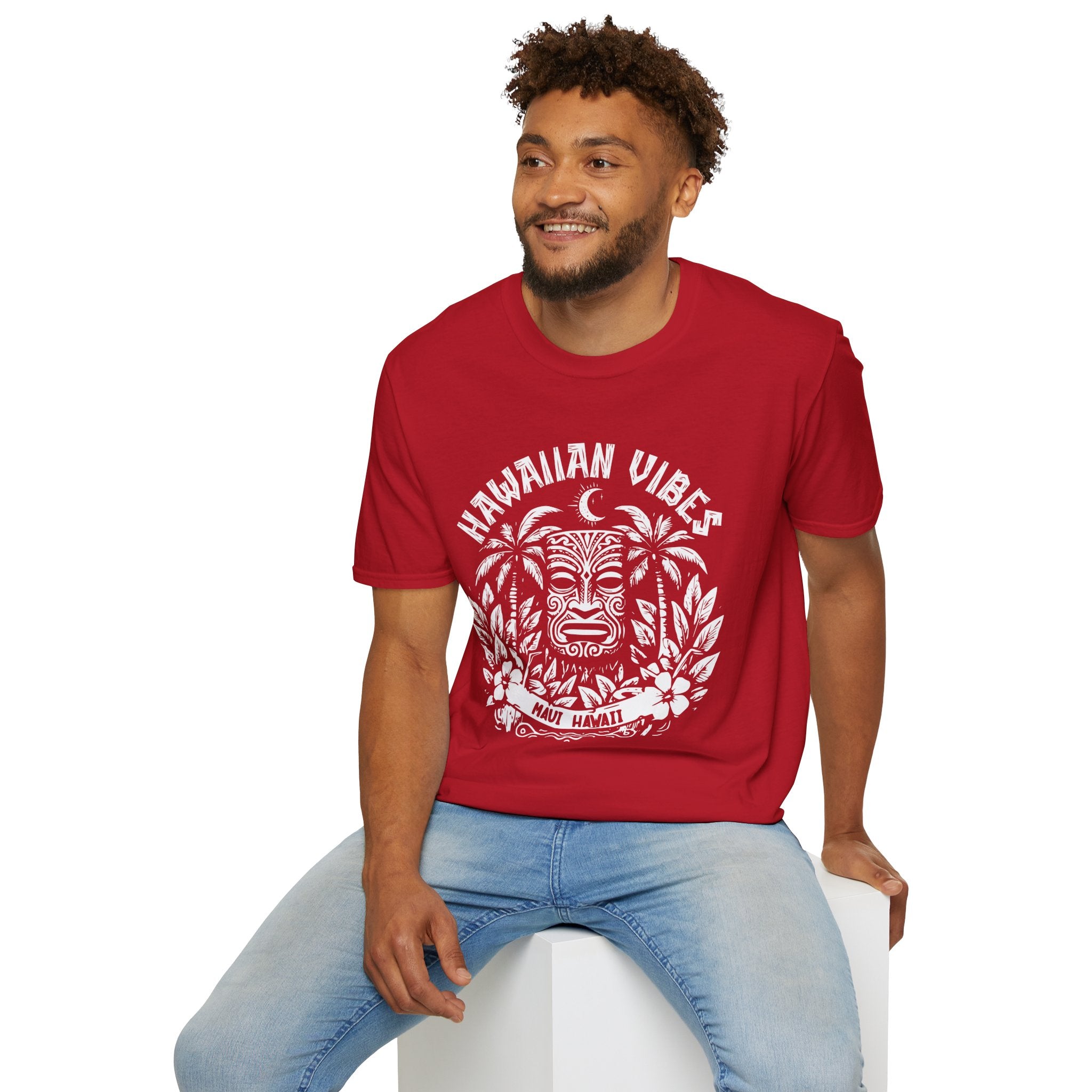 Hawaiian Vibes Maui T-Shirt — Velvet Night Tiki Beach Tee