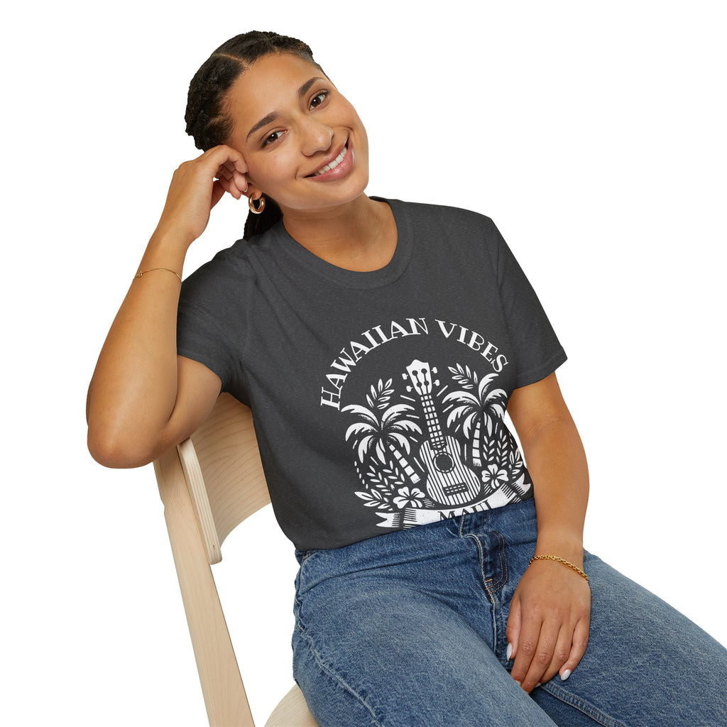 Hawaiian Vibes Maui Ukulele T-Shirt