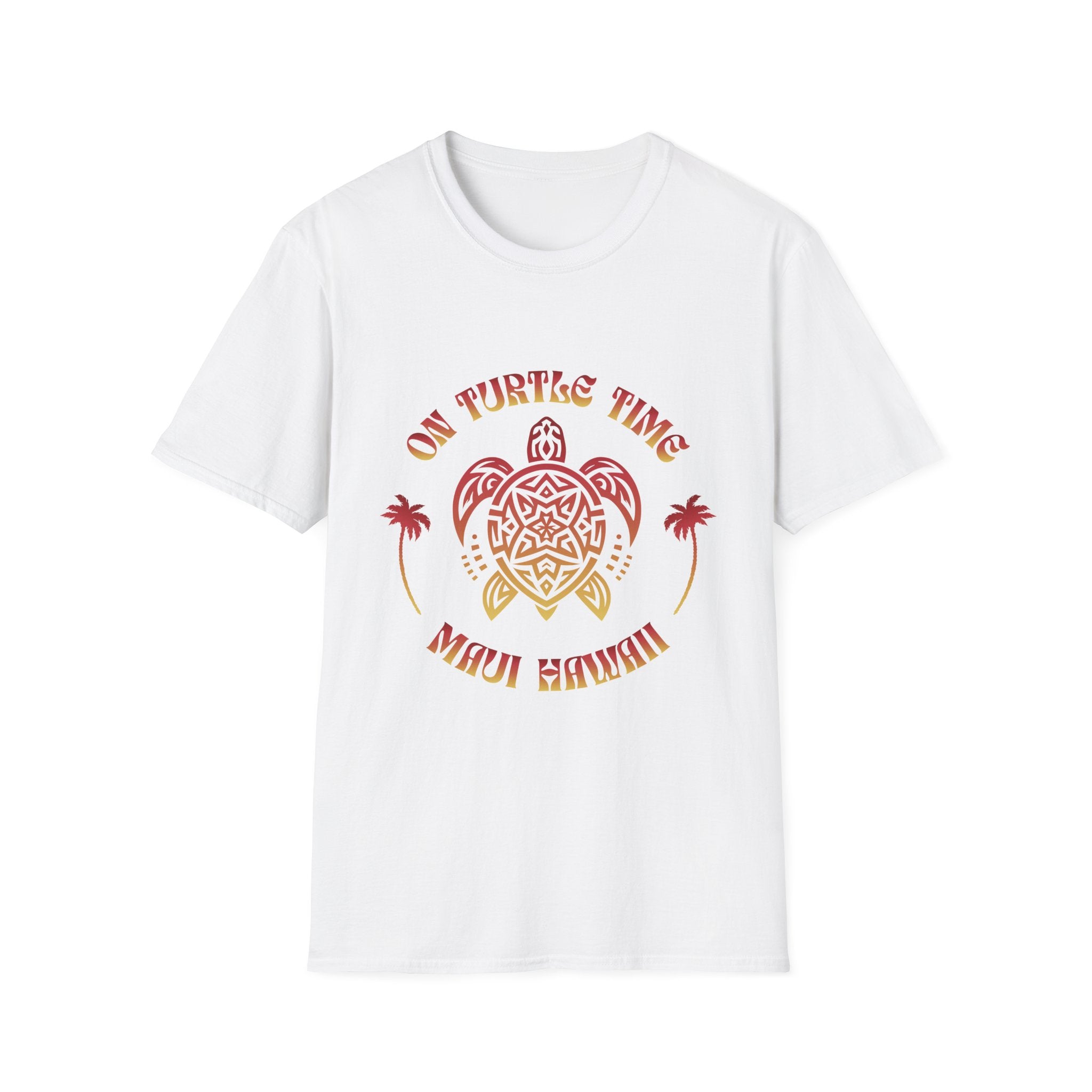 On Turtle Time Maui T-Shirt — Tribal Sea Turtle Tee