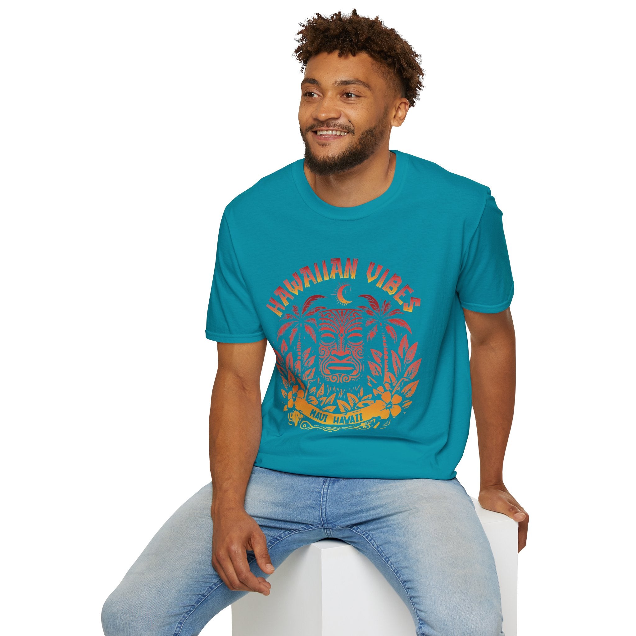 Hawaiian Tiki T-Shirt — Maui Tiki Night Jungle Design