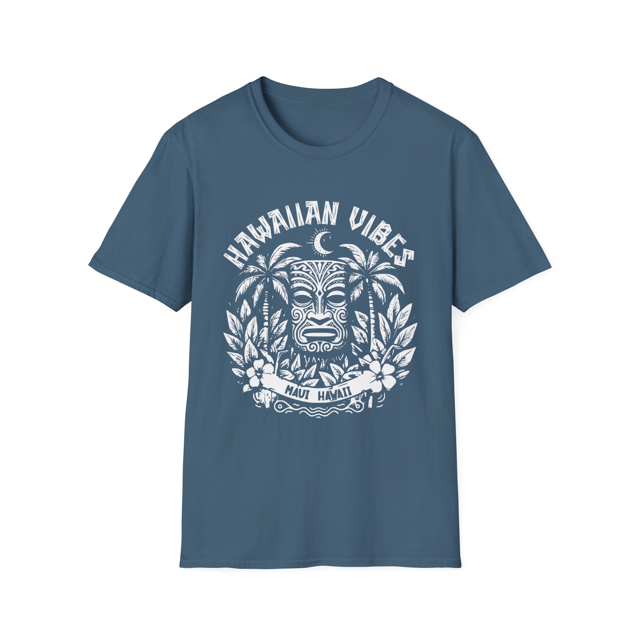 Hawaiian Vibes Maui T-Shirt — Velvet Night Tiki Beach Tee