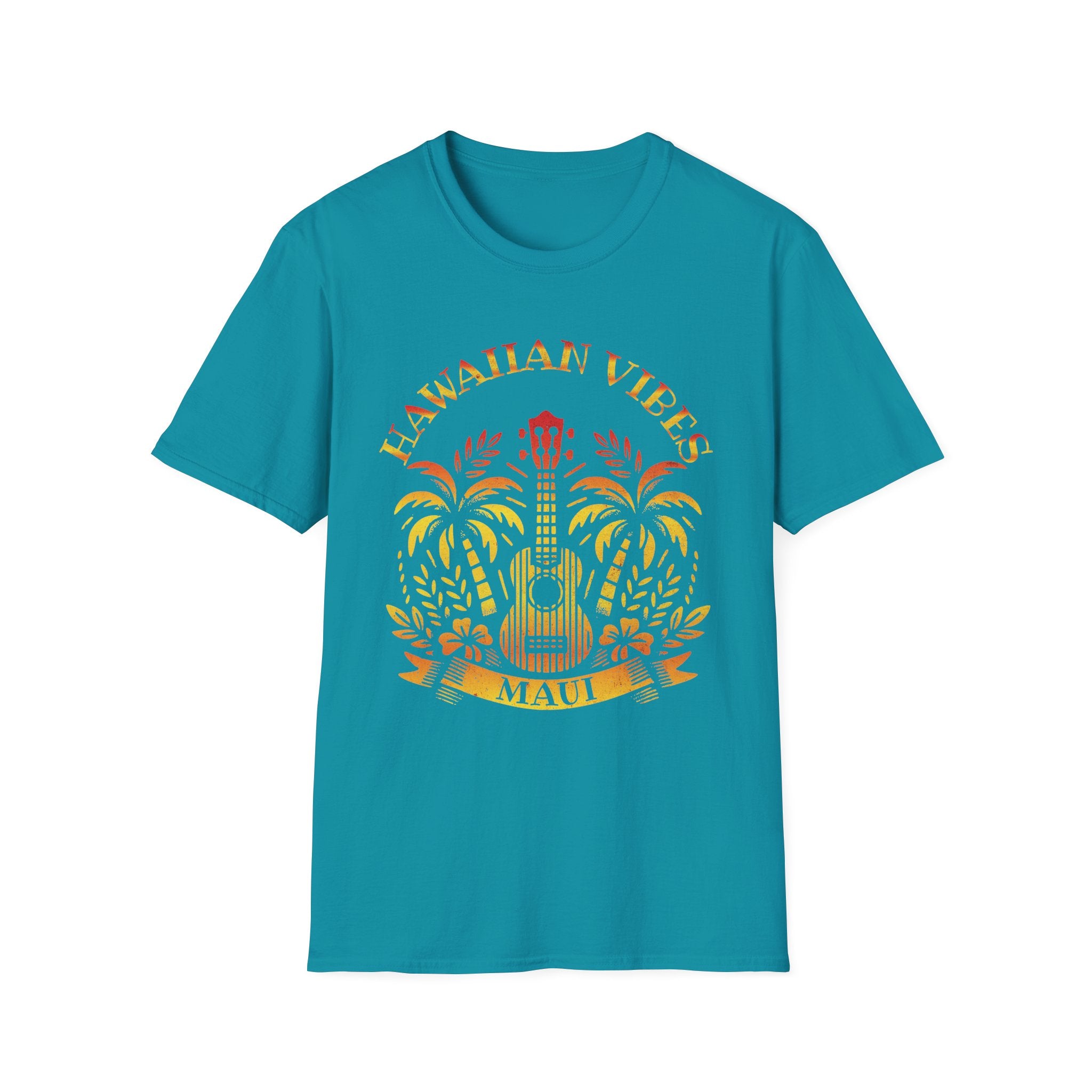 Hawaiian Vibes Maui Ukulele T-Shirt