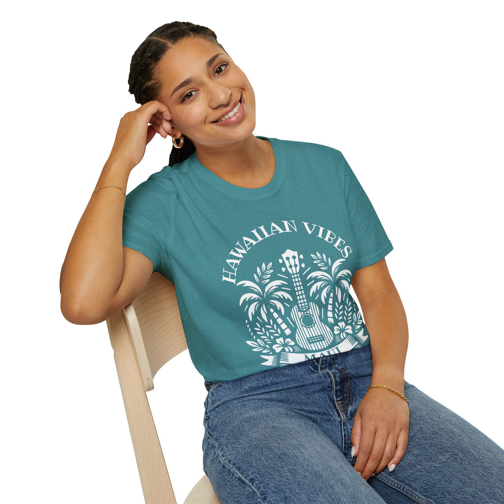 Hawaiian Vibes Maui Ukulele T-Shirt