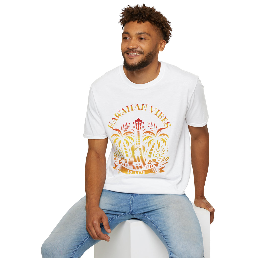 Hawaiian Vibes Maui Ukulele T-Shirt