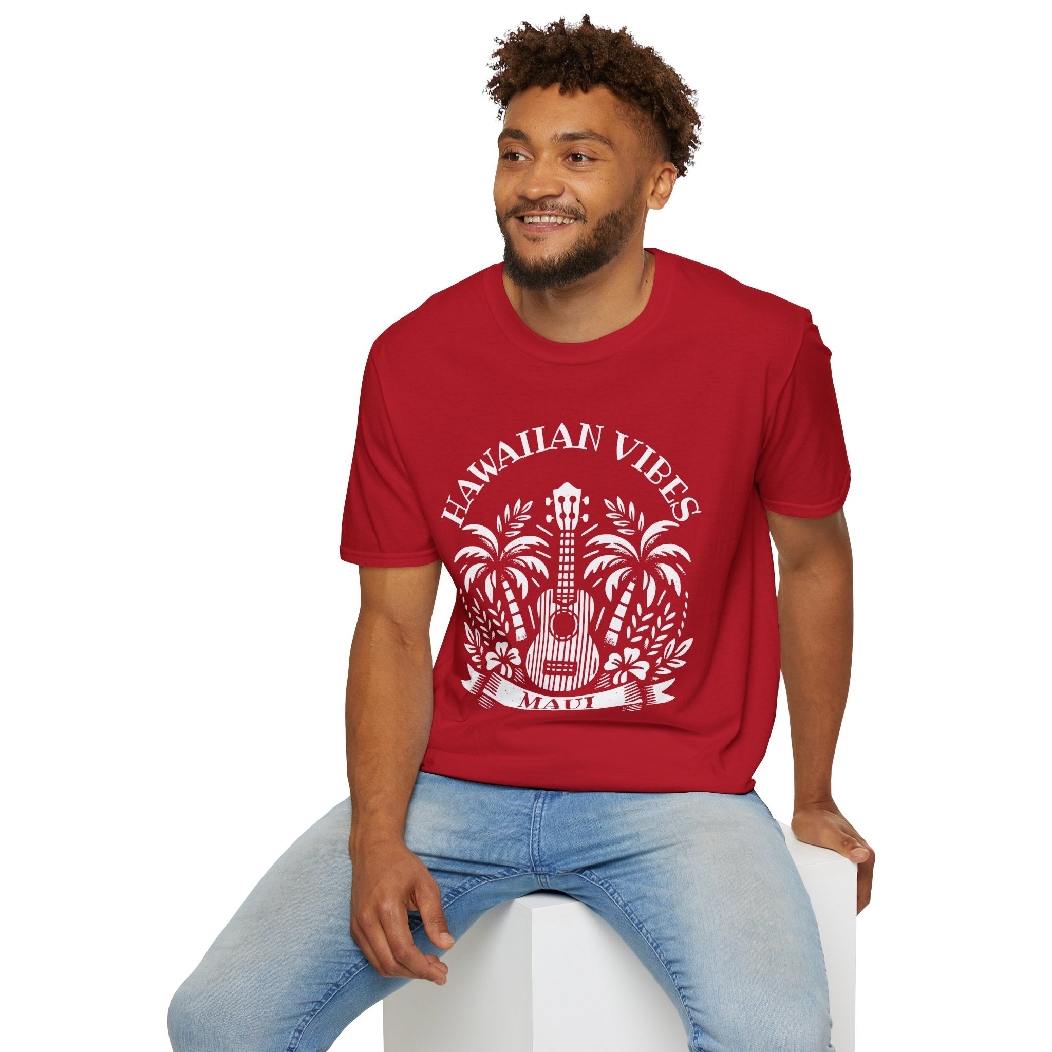 Hawaiian Vibes Maui Ukulele T-Shirt