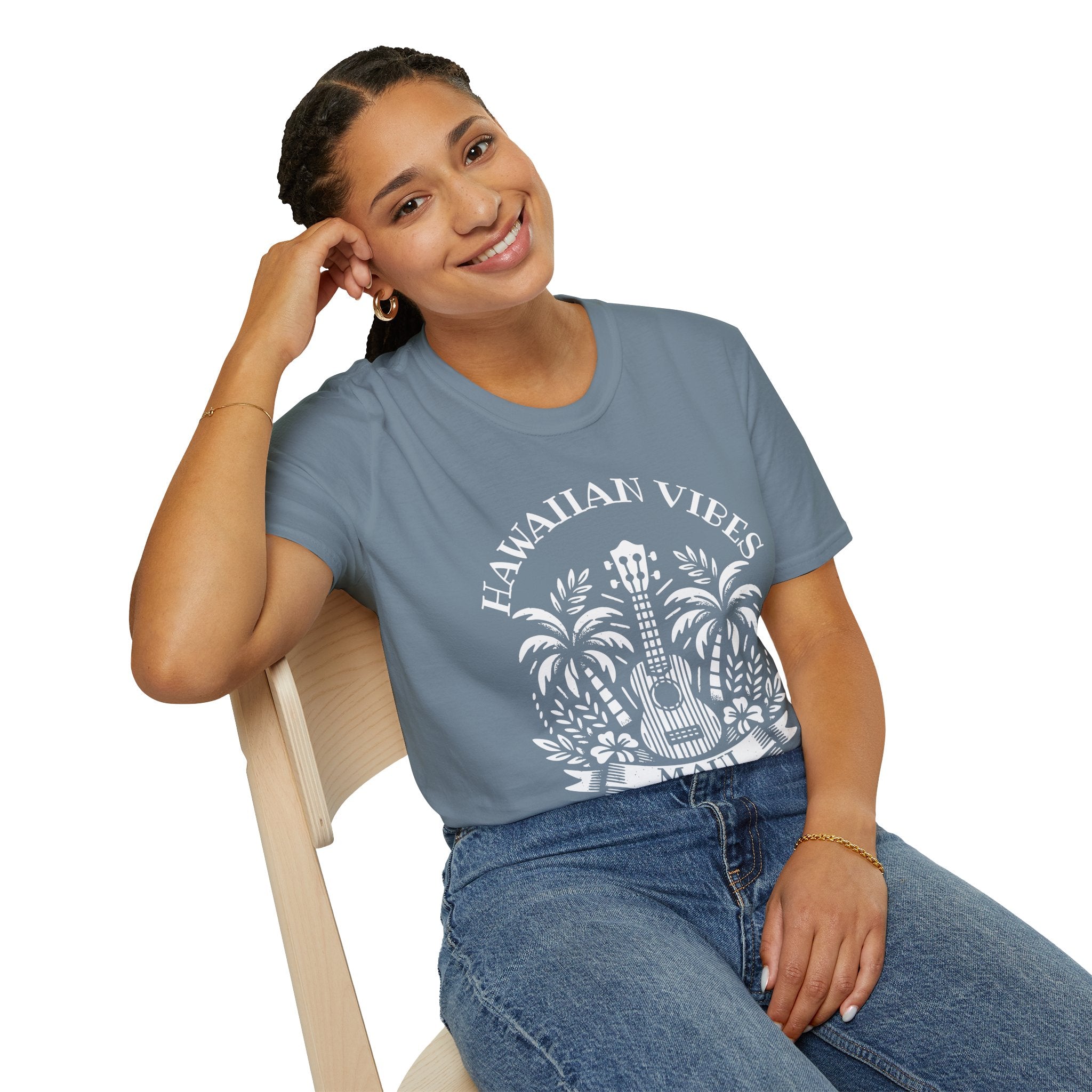 Hawaiian Vibes Maui Ukulele T-Shirt
