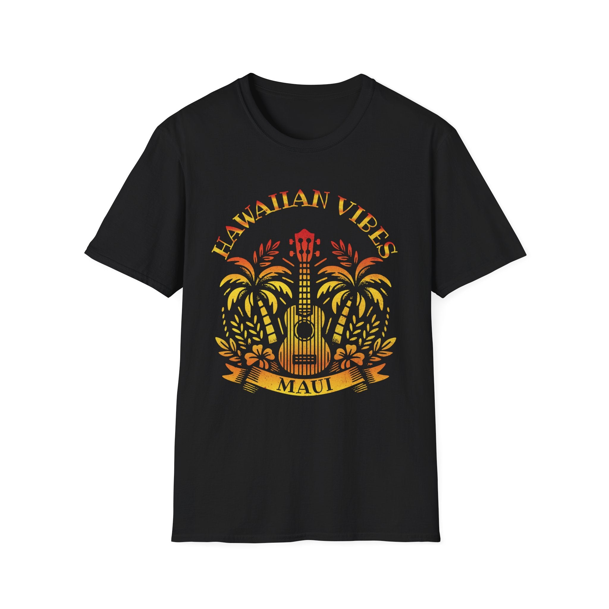 Hawaiian Vibes Maui Ukulele T-Shirt