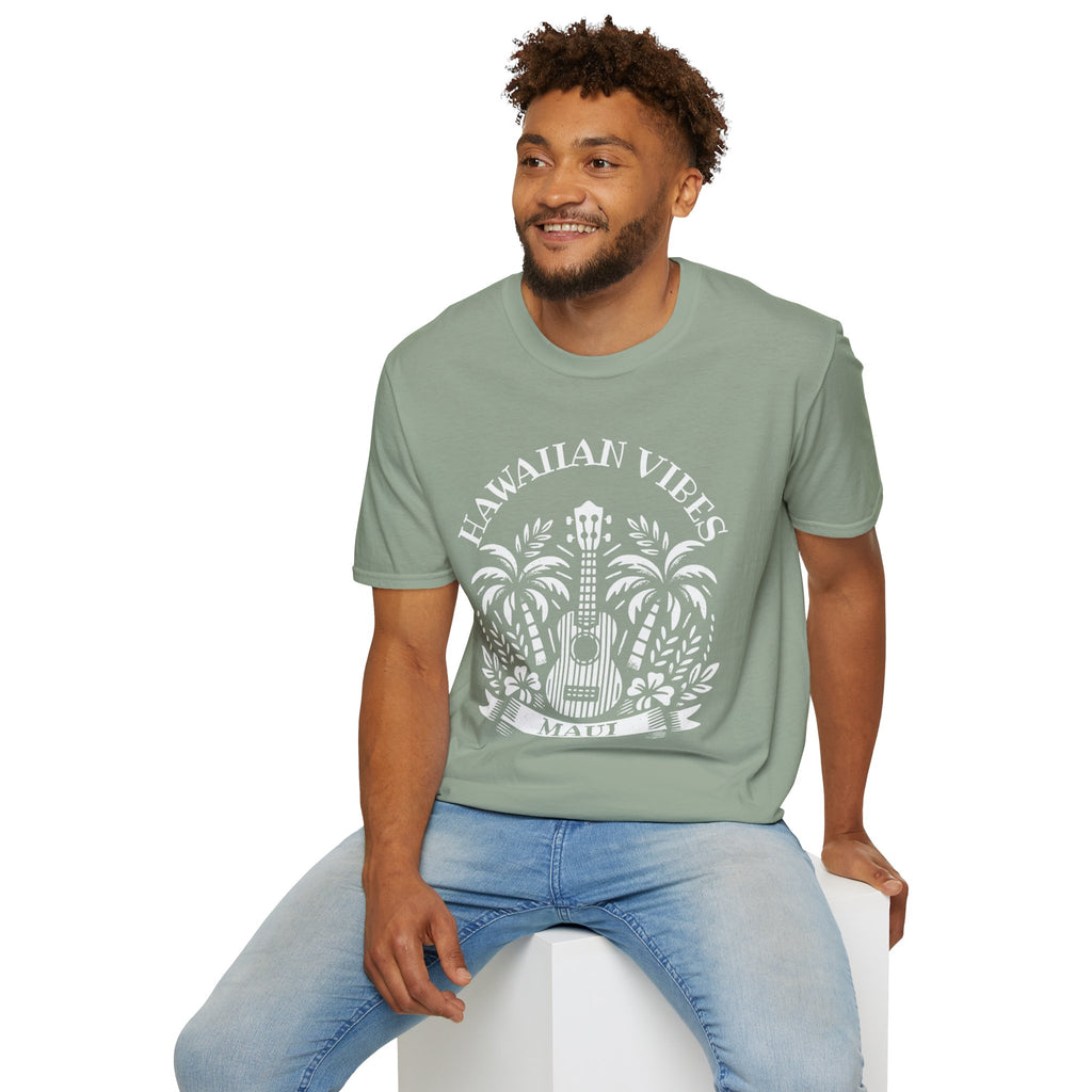 Hawaiian Vibes Maui Ukulele T-Shirt