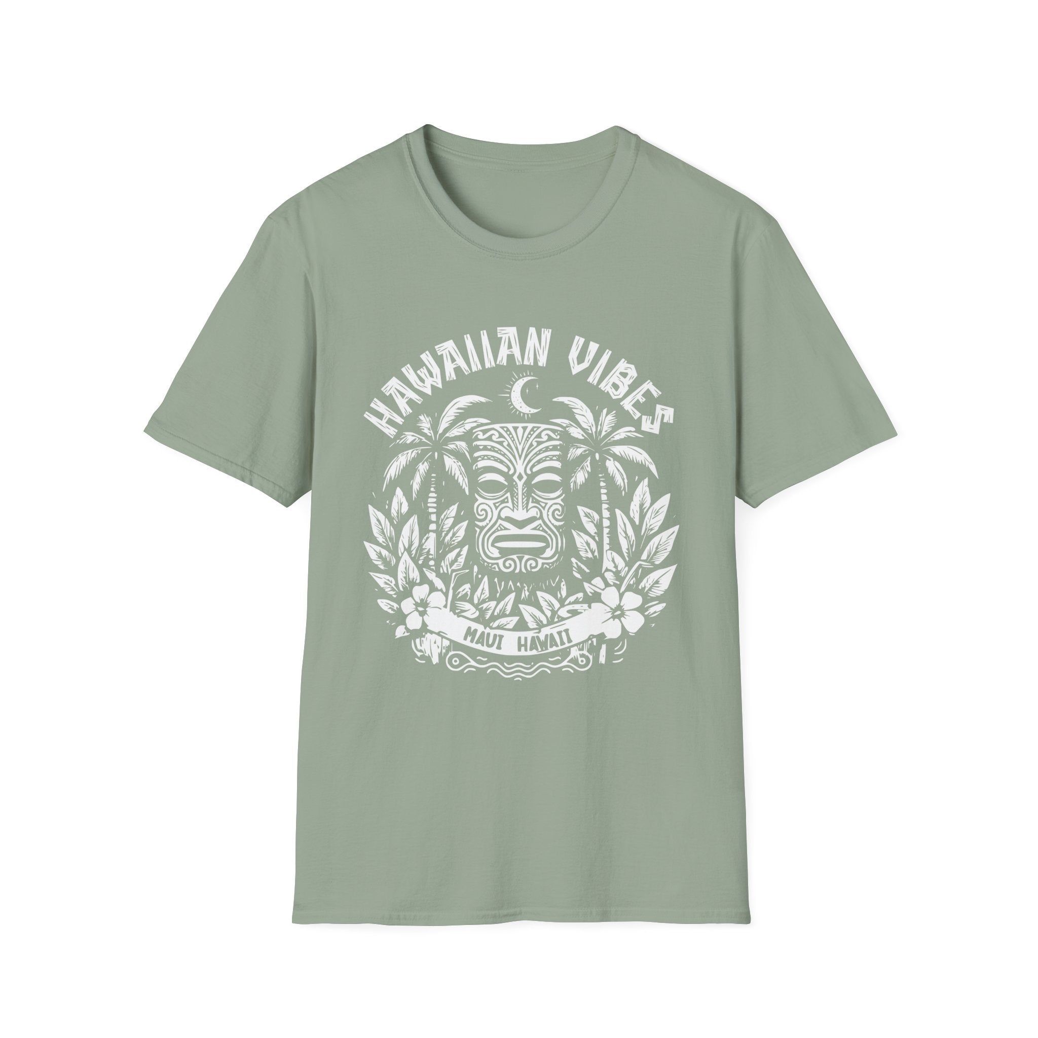 Hawaiian Vibes Maui T-Shirt — Velvet Night Tiki Beach Tee