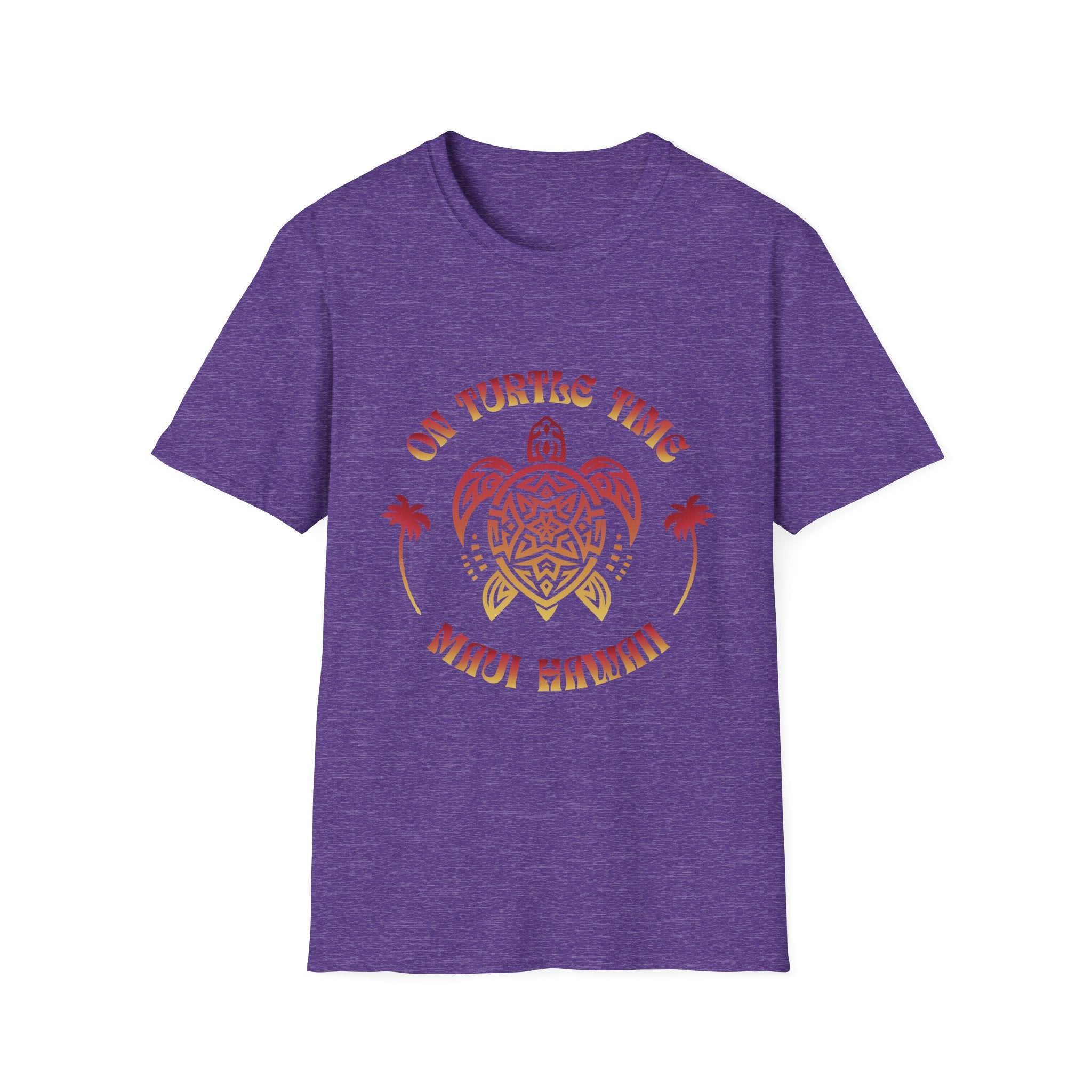 On Turtle Time Maui T-Shirt — Tribal Sea Turtle Tee