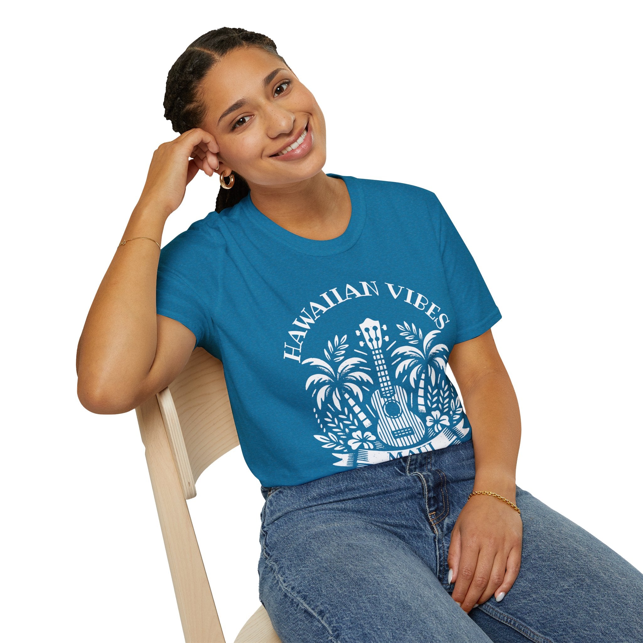 Hawaiian Vibes Maui Ukulele T-Shirt